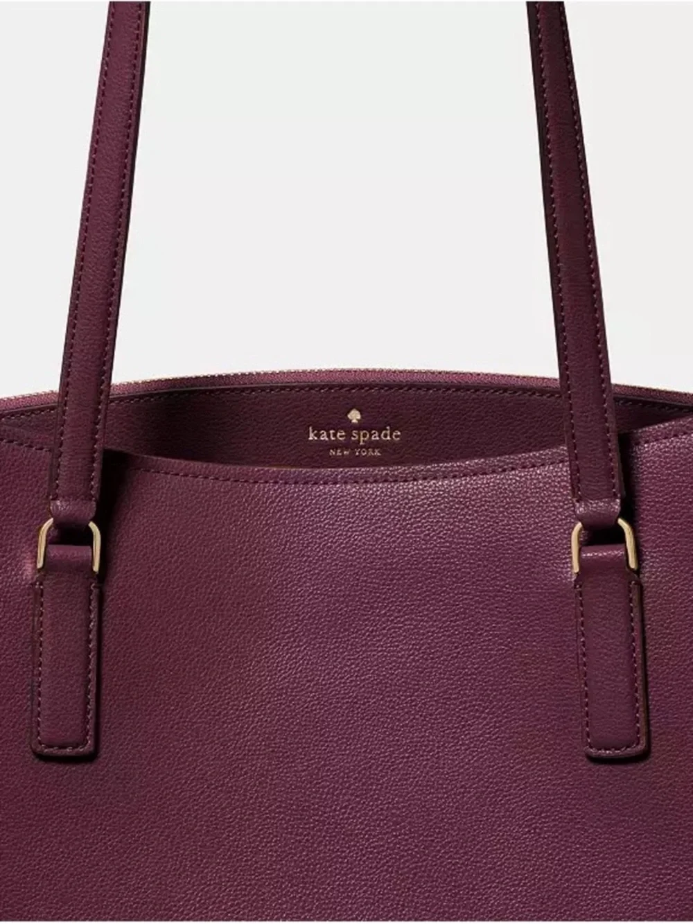 Kate Spade Thompson Street Commuter Laptop Work Tote Bag Deep Cherry